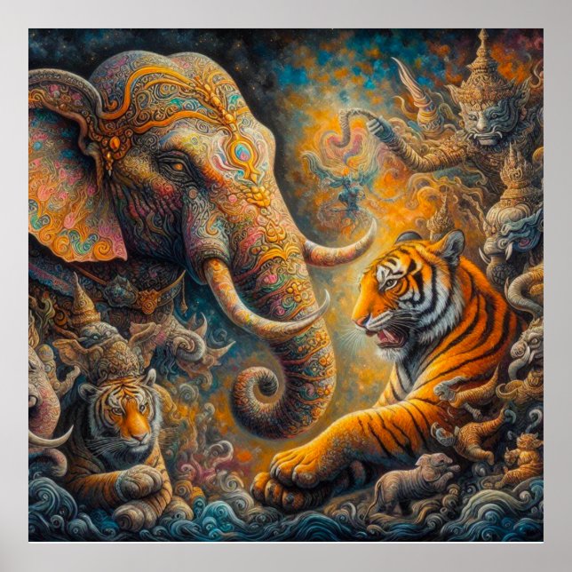 Poster trabalho de arte espiritual (Frente)