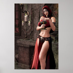 Poster Trabalho de arte Gótica de Libações Letais