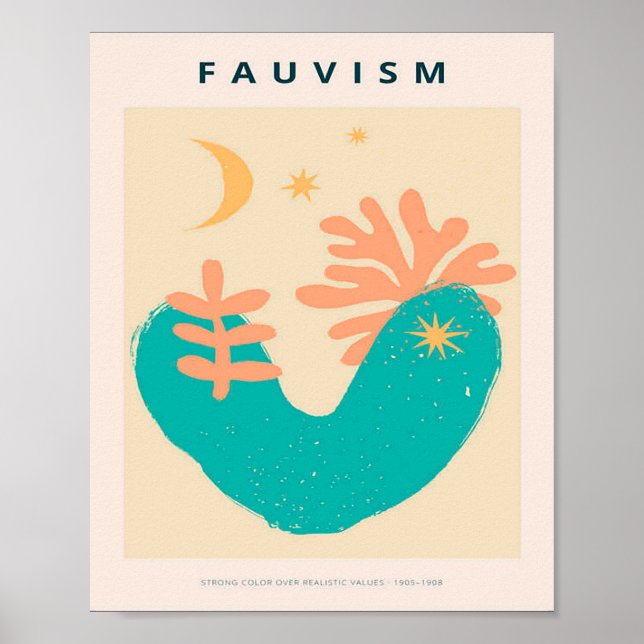 Poster trabalho de arte matisse, arte moderna, (Frente)