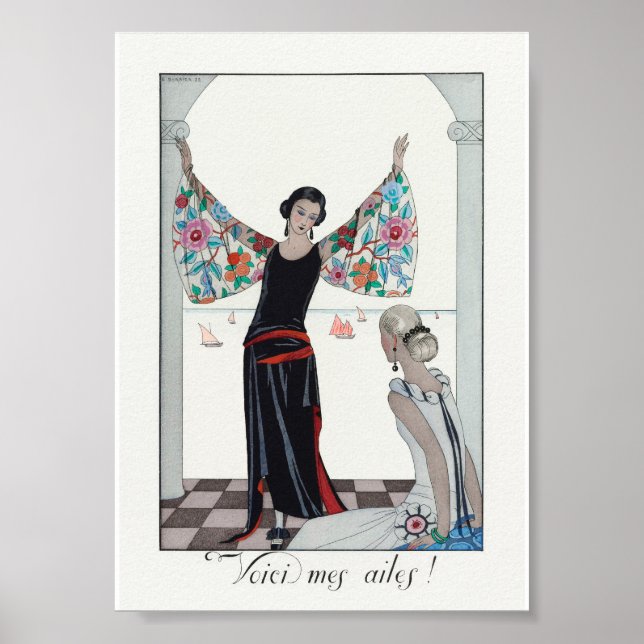 Poster Trabalho de arte por George Barbier (Frente)