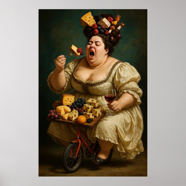 Poster Trabalho de Arte Surreal "Coma Leve, Coma Pesada" (Frente)