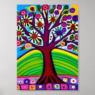 Poster Trabalho de arte Whimsical bonito   Arte gerada po