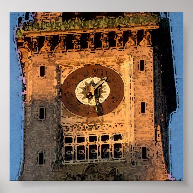 Poster Trabalho de Relógio (Frente)