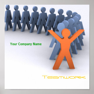 Poster trabalho em equipe