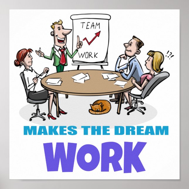 Poster Trabalho em equipe (Frente)