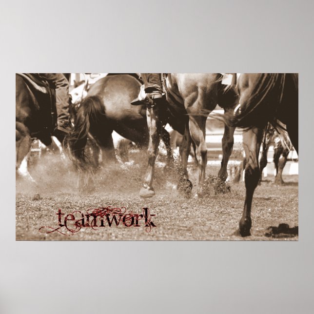 Póster Trabalho em equipe (Frente)