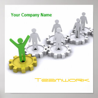 Poster trabalho em equipe