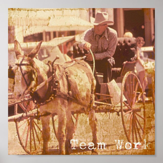 Póster Trabalho em equipe (Frente)