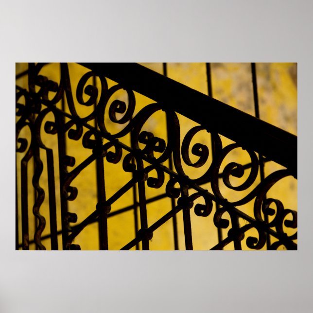 Poster Trabalho em Metal Abstrato (Frente)