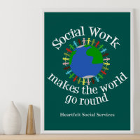 Trabalho social faz o mundo girar