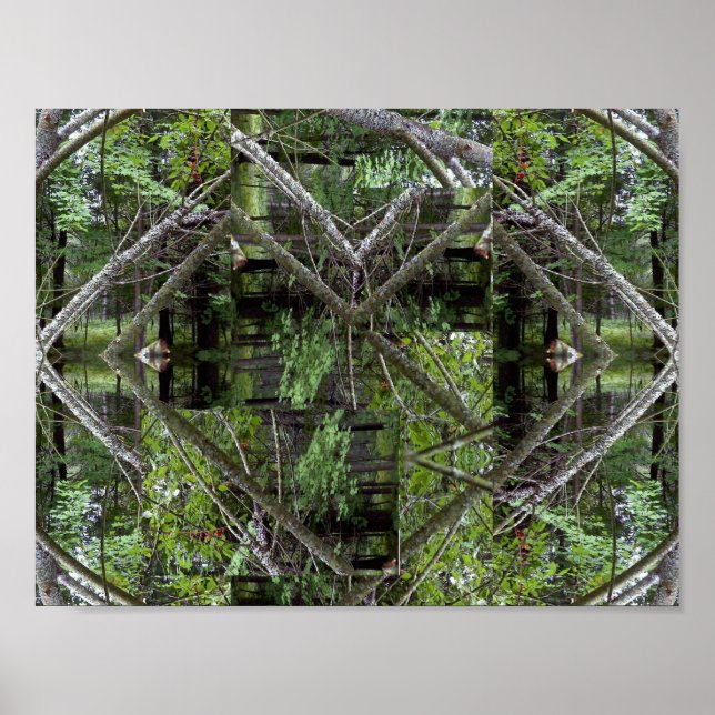 Póster Trabalhos de arte bonitos para alguma parede (Frente)