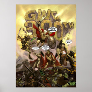 Póster Trabalhos de arte de GWC 300th