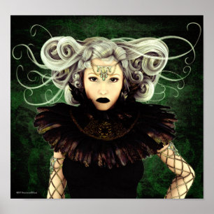 Poster Trabalhos de arte góticos Unamused