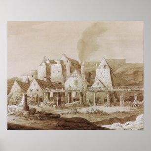 Póster Trabalhos em Blaenavon, 'de uma excursão históri
