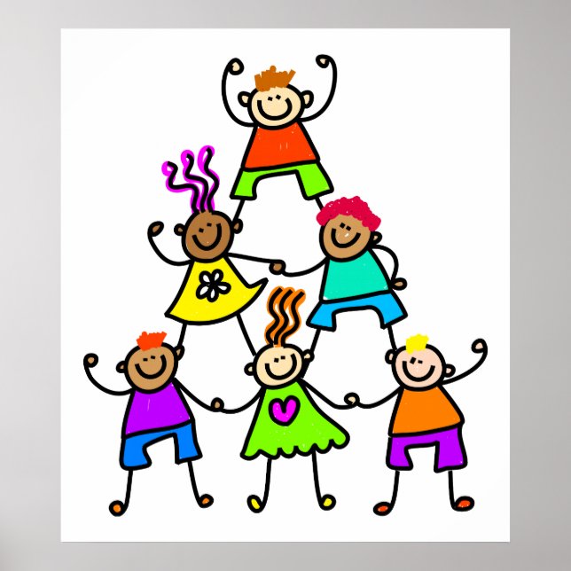 Póster Trabalhos em equipe (Frente)