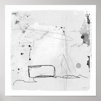 Poster trabalhos intitulados no papel