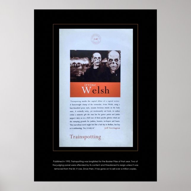 Poster Traçado por Irvine Welsh cobrir de co original (Frente)