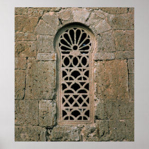 Póster Tracery da janela, da basílica San Juan