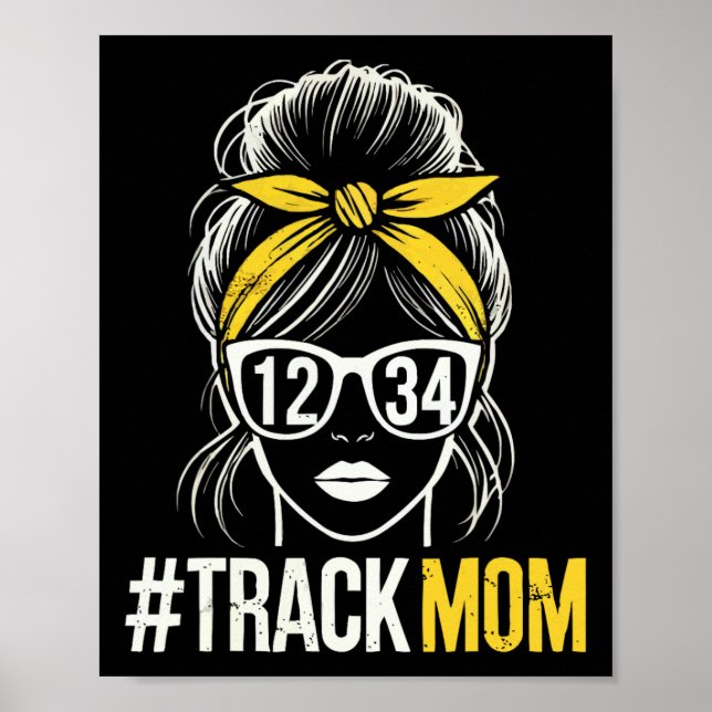 Poster Track E Field Mãe, Dia de as mães 1 (Frente)