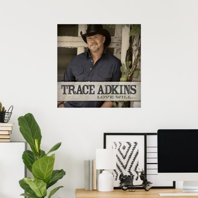 Poster traço de adkins (Escritório em casa)