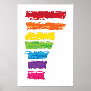 Poster traços coloridos do vermont