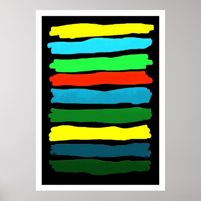 Póster Traços de Pincel #5 (V.2) (Frente)