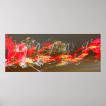 Traços leves que partem do trânsito numa estrada