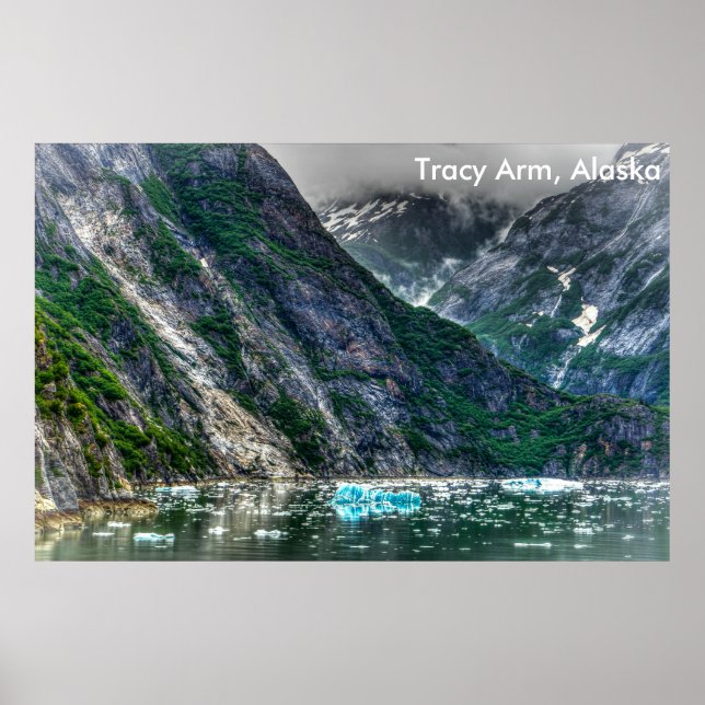 Póster Tracy Arm, Alasca (Frente)