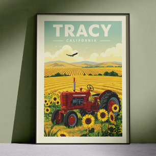 Poster Tracy Califórnia Antiga