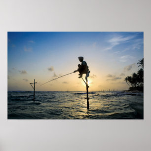 Poster Tradição de eternos: Pescador de Inclinação do Sri