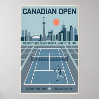 Poster Tradição de Tênis de Toronto