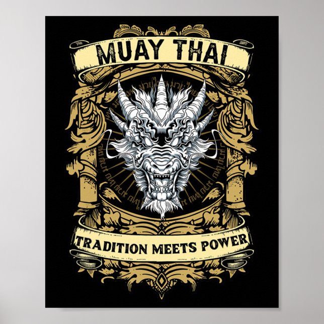 Poster Tradição Encontra Poder - Kickboxing E Muay Thai D (Frente)