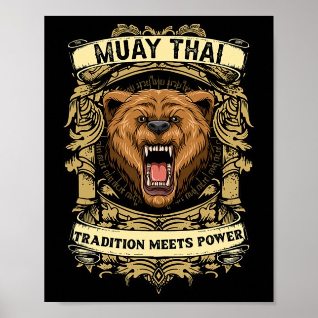 Poster Tradição Encontra Poder - Kickboxing E Muay Thai G (Frente)