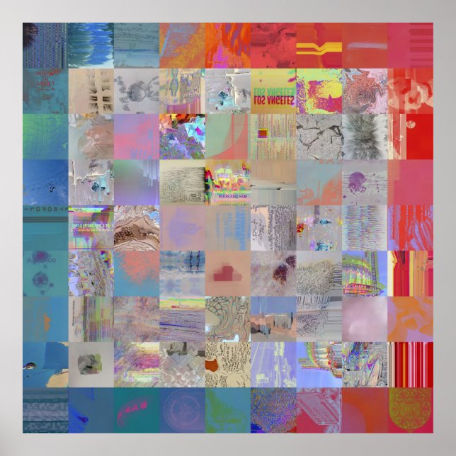 Poster Traditional Patchwork Geometric Home Decor (Frente)