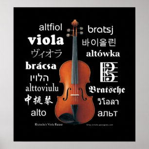Poster Traduções da viola