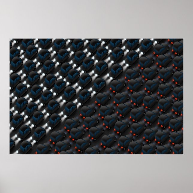 Poster Tráfego emperrado (Frente)