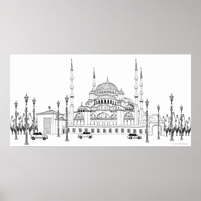 Póster Tráfego por mesquita (Frente)