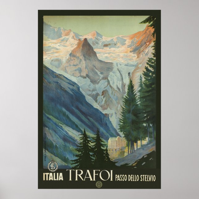 Poster Traffic Passo dello Stelvio (Frente)