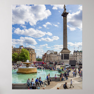 Poster Traffic Square, Londres