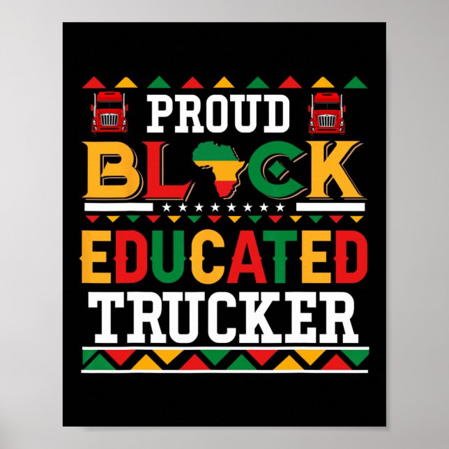 Poster Traficante educado com orgulho negro Junteenodona  (Frente)