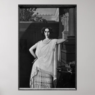 Póster Tragédia ou, retrato de Rachel, c.1854