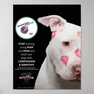 Poster Trai Animal Verdadeiramente Forçado Quebra O Poste