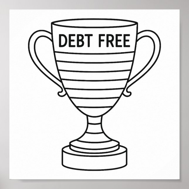 Poster Traidor de Copa do Troféu de Liberdade de Dívida P (Frente)