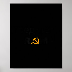 Poster Traidor Trump T Traidor De Camisas Escrito Em Russ