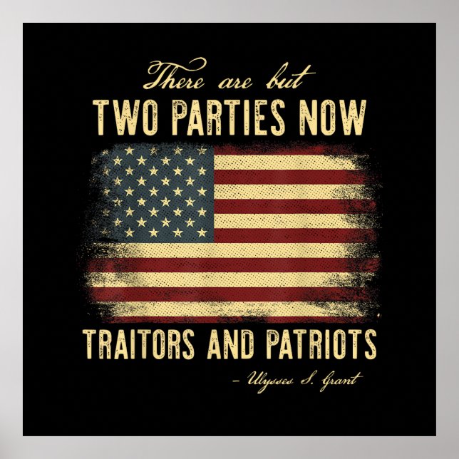 Poster Traidores e Patriotas  (Frente)