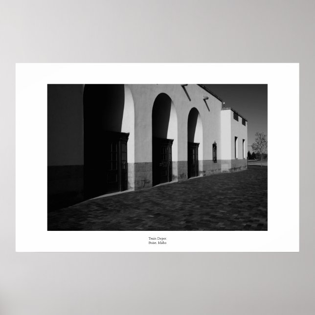 Póster Train Depot Boise, Idaho (Frente)