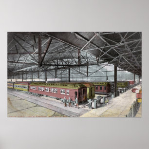 Póster Train Shed at Union Station