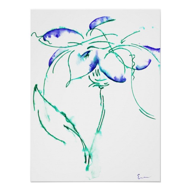 Póster Traits pluvieux (Frente)