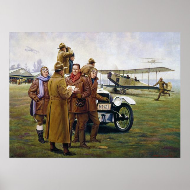 Poster Traje Blazers no céu por Woodi Ishmael (Frente)