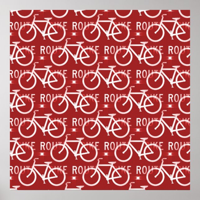 Póster Traje de bicicleta divertida Fixie Bicicleta, cicl (Frente)